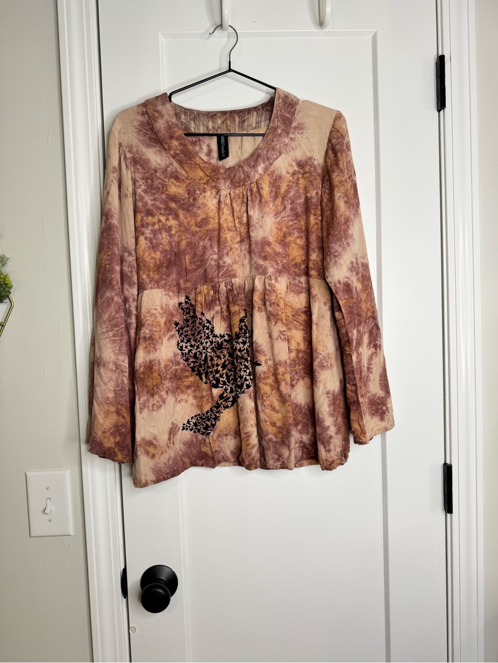 Sacred Threads Tie Dye Baby Doll Top